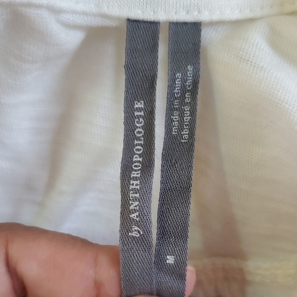 Anthropologie Maybelle Tied-sleeve top Paisley Sleeve Size M - Picture 12 of 15